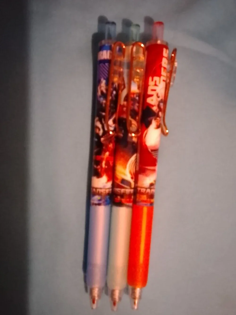 Transformers Destiny Battle Series Retractable Gel Pen Set Of 3